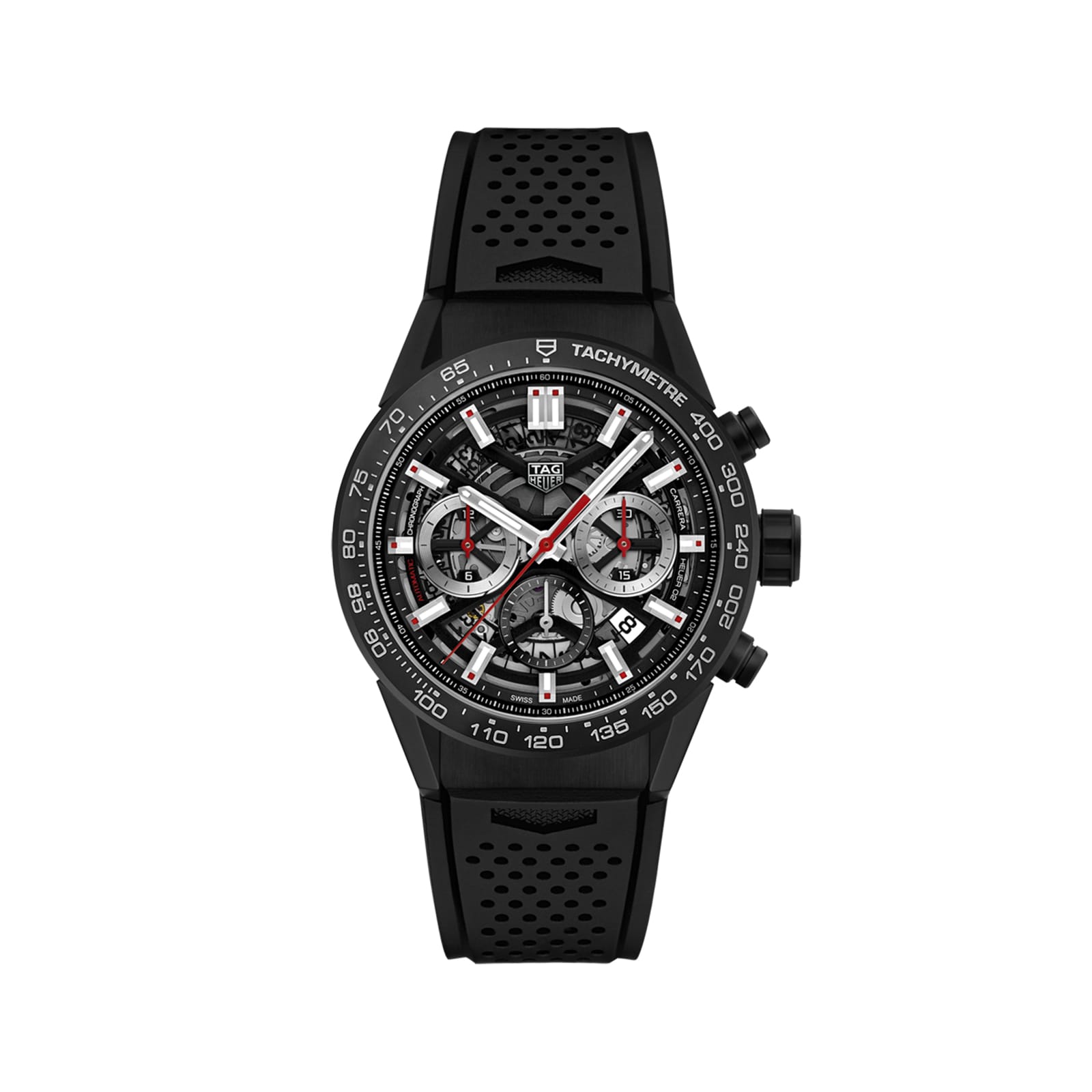 TAG Heuer Replica Watch Carrera Chronograph Automatic 43 mm Steel & Ceramic(1:1 replica) - Top club