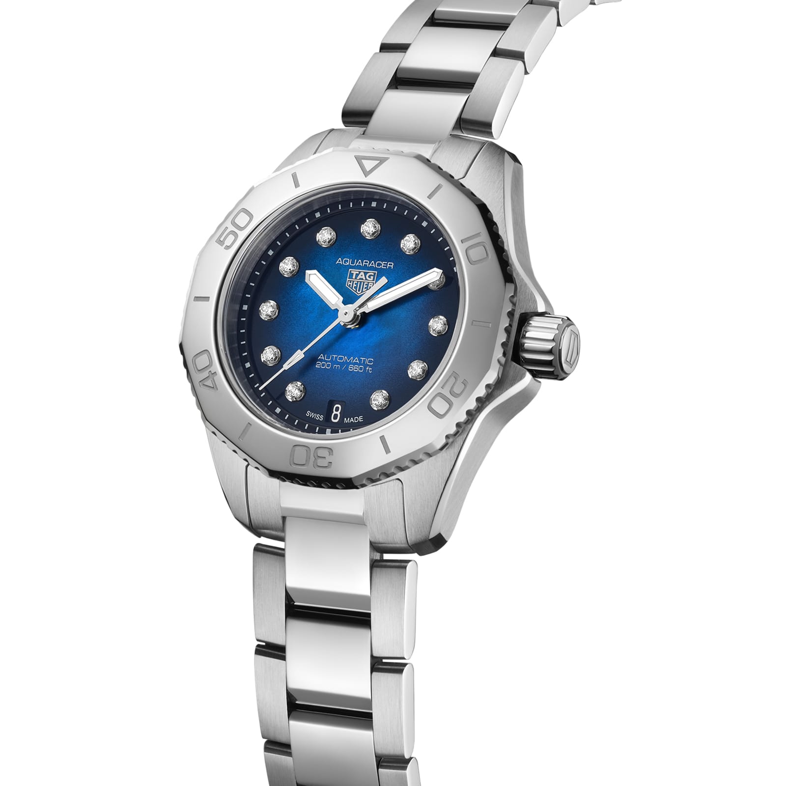 TAG Heuer Replica Watch Aquaracer Professional 200 Date Automatic 30 mm Steel(1:1 replica) - Top club
