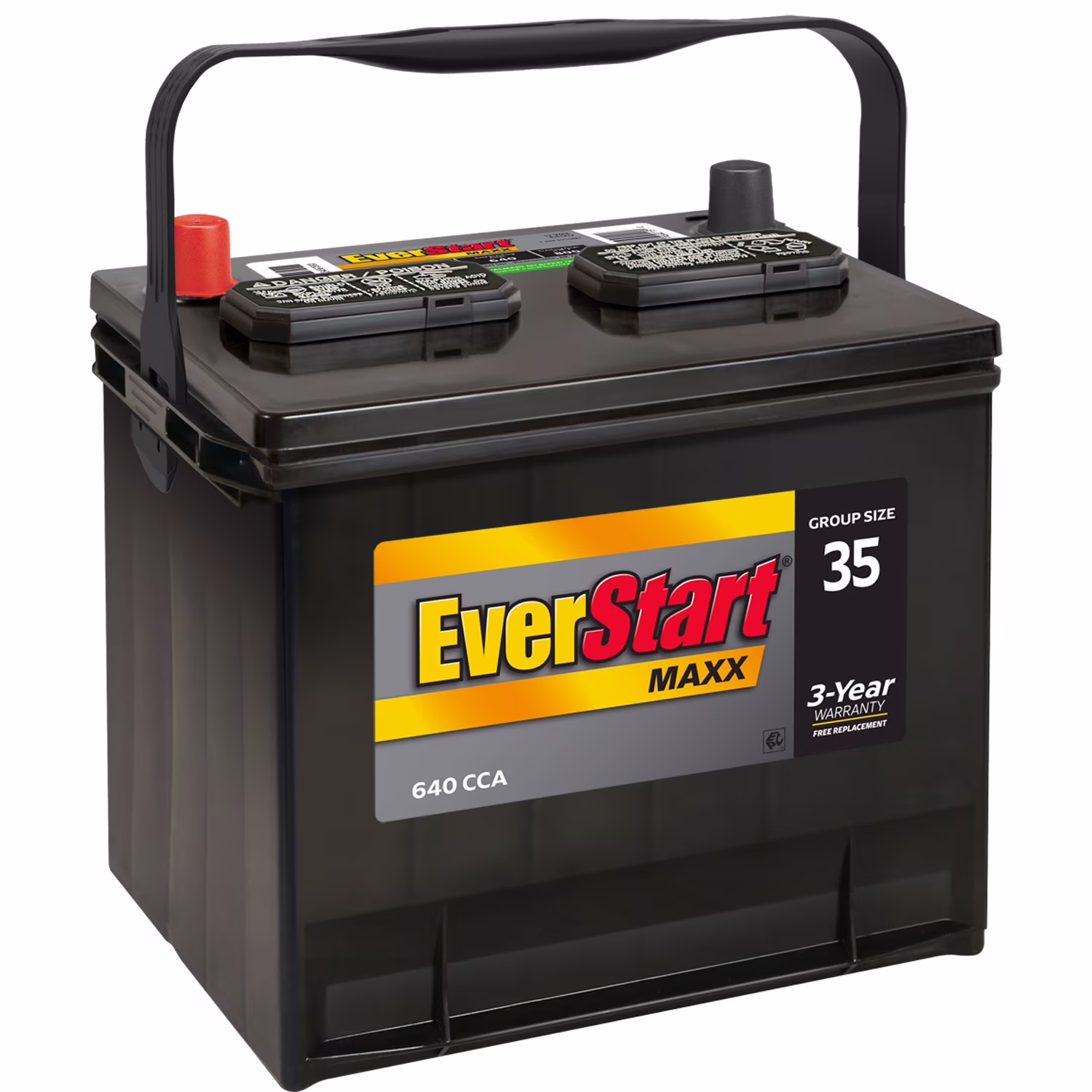 EverStart Maxx Lead Acid Automotive Battery, Group Size 35 12 Volt, 640 CCA - Image 2