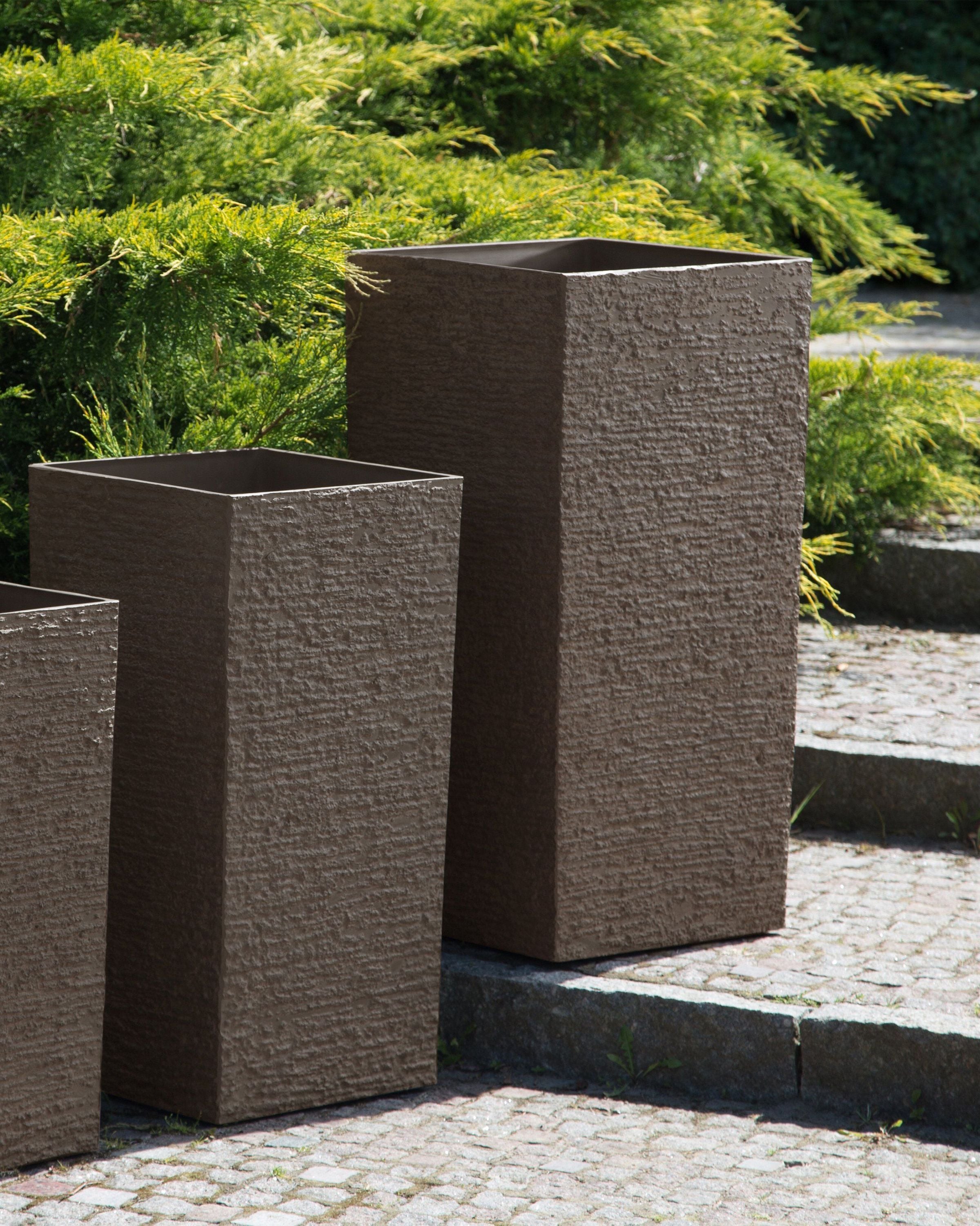 Plant Pot TENNO 40 cm Dark Brown