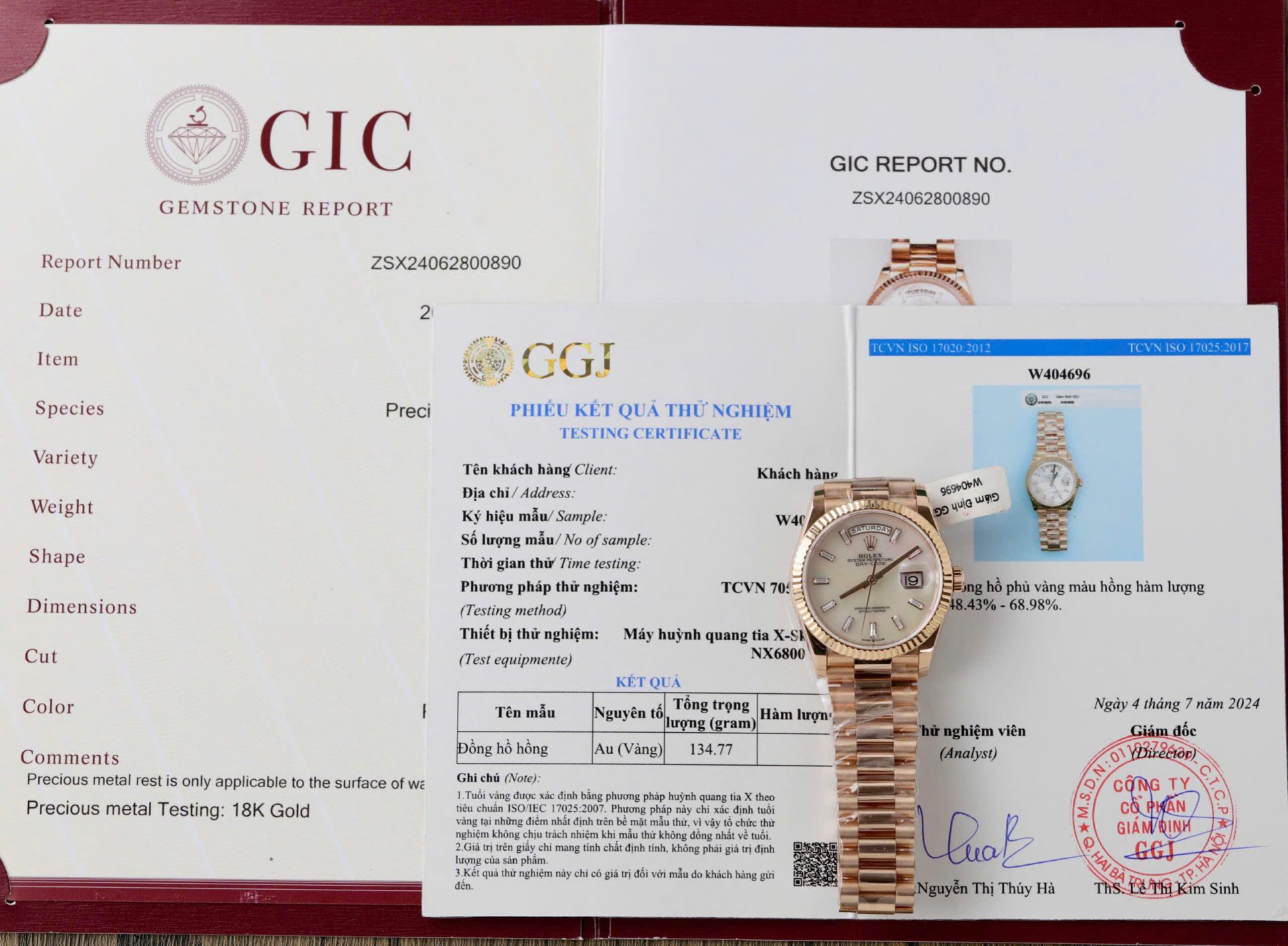 Rolex Day-Date Dial Mother Of Pearl Best Replica Watch Custom Gold Wrapped 36mm - Elite Watch Atelier