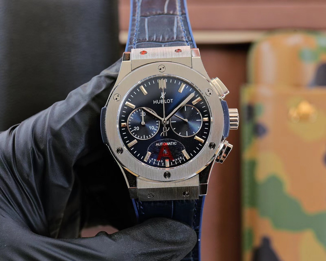 Hublot Classic Fusion Chronograph Titanium Blue Dial 45mm(1:1 replica) - Top club