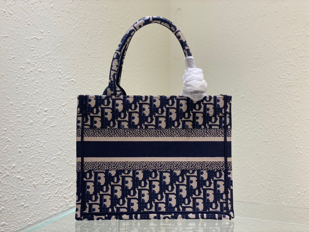 Christian Dior Small Dior Book Tote Blue, For Women, Women’s Handbags 26.5cm/10.5in CD M1265ZRIW_M9281:1High-quality replica
