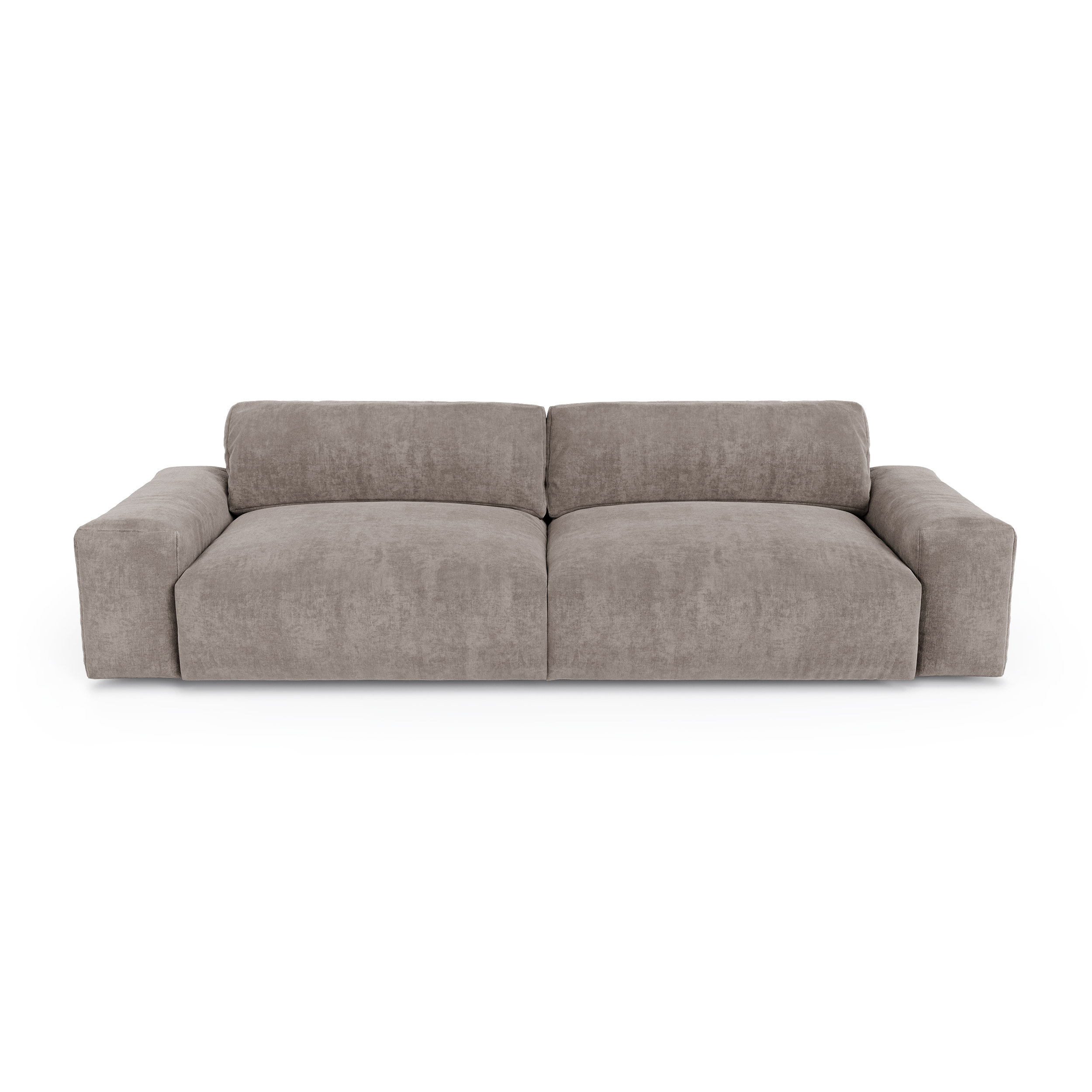 Rechte bank BLISS 4 personen Fluweel Mol