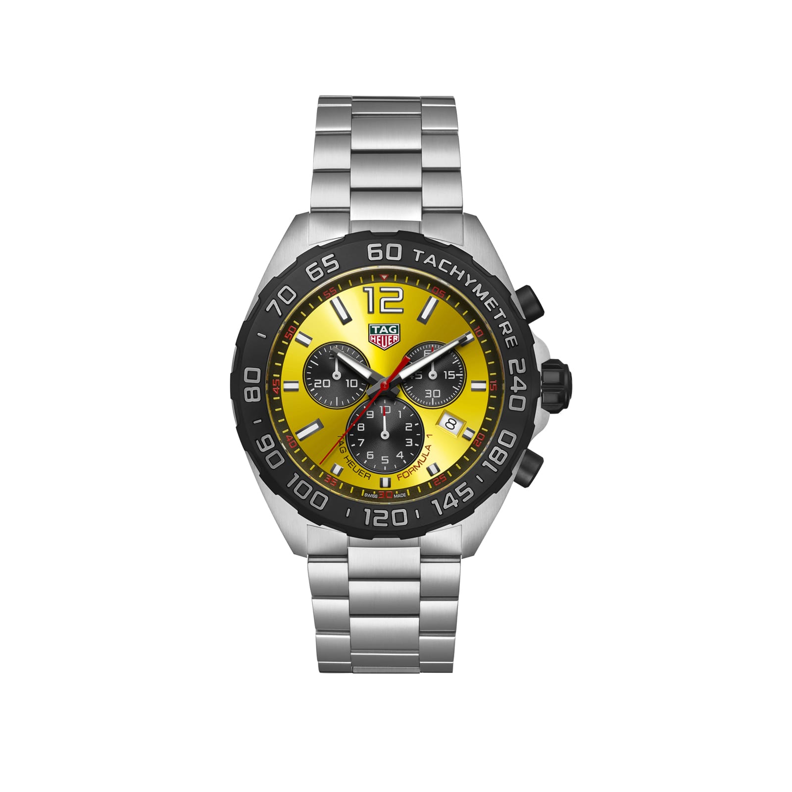 TAG Heuer Replica Watch Formula 1 Chronograph Quartz 43 mm Steel(1:1 replica) - Top club