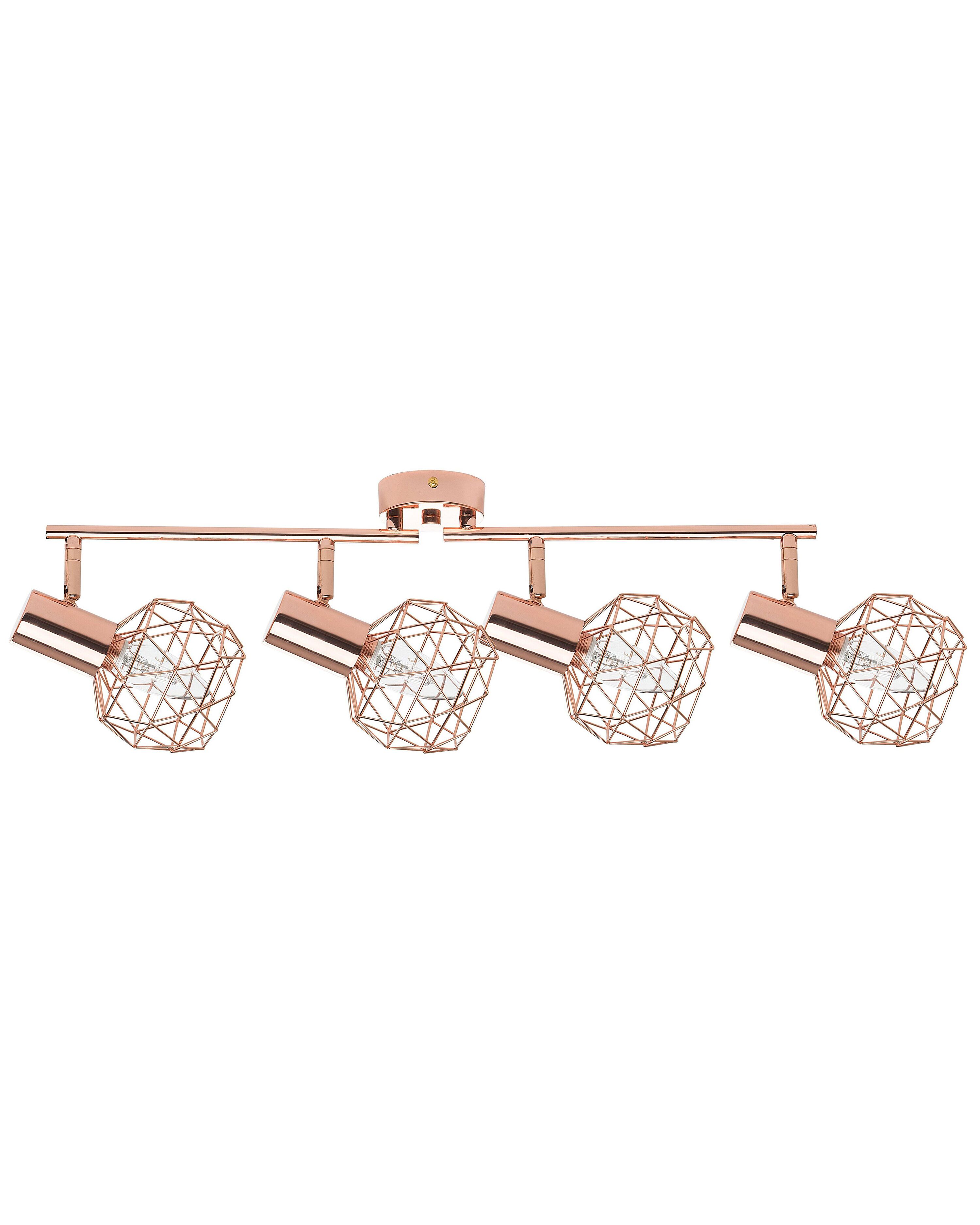 4 Light Spotlight CHENAB Adjustable Metal Copper