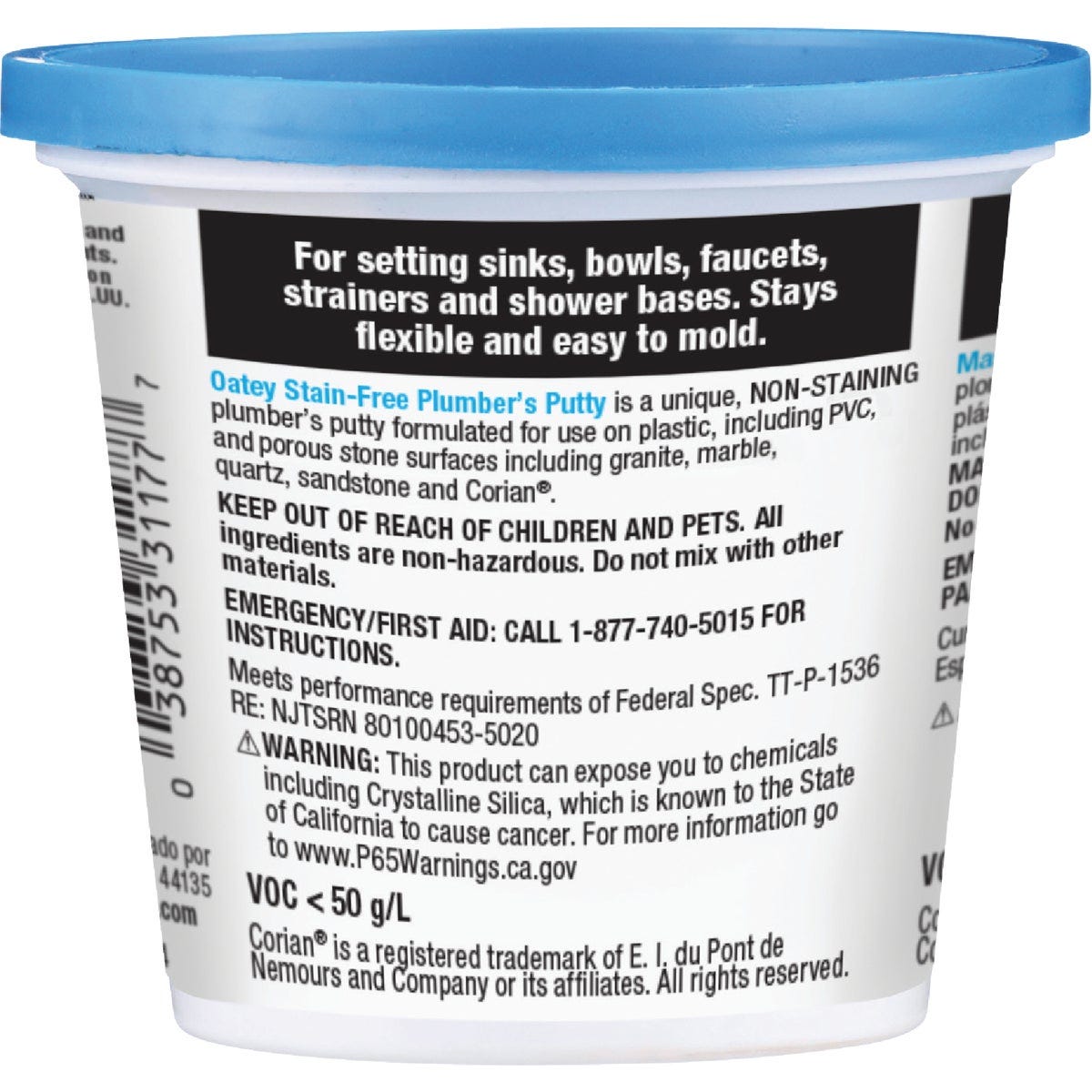 Oatey 9 Oz. Stain-Free Plumber's Putty