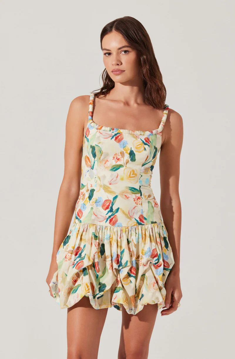 Keyla Drop Waist Bubble Dress