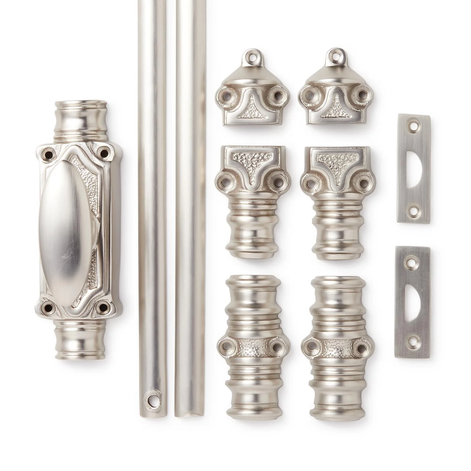 Signature Hardware 942121 Stepney Solid Brass Cremone Bolt For 9 Inch Doors - Brass