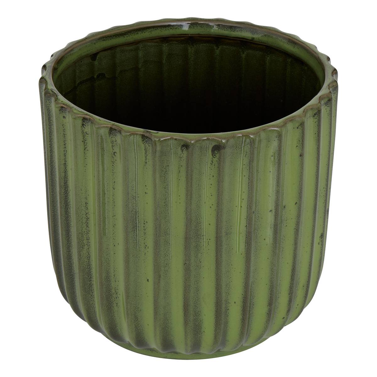 Planter "Iko" Stoneware (ceramic) H.16 cm