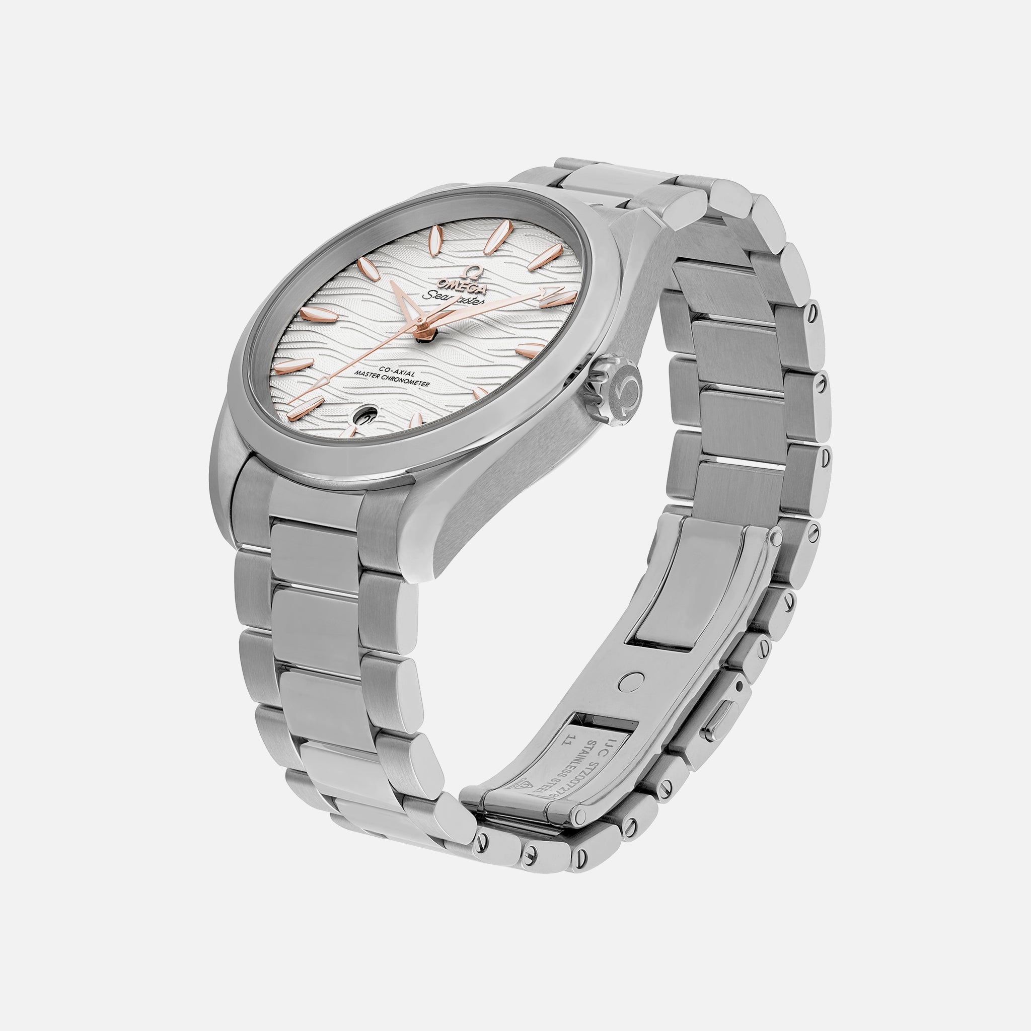 Seamaster Aqua Terra 150M Co-Axial Master Chronometer 38mm White Dial With Gold Accents(1:1 replica) - Top club
