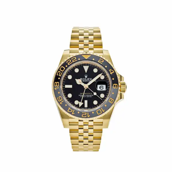 Rolex Gmt Master II Gold Black Dial Replica - Top club