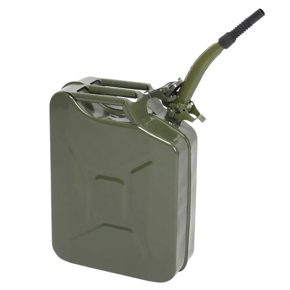 YUONAO 3-Pack 5 Gal (20L) Steel Gas Fuel Can �C Army Green Military-Grade Gasoline Container for Emergency, Outdoor, Off-Road, Camping - Image 7
