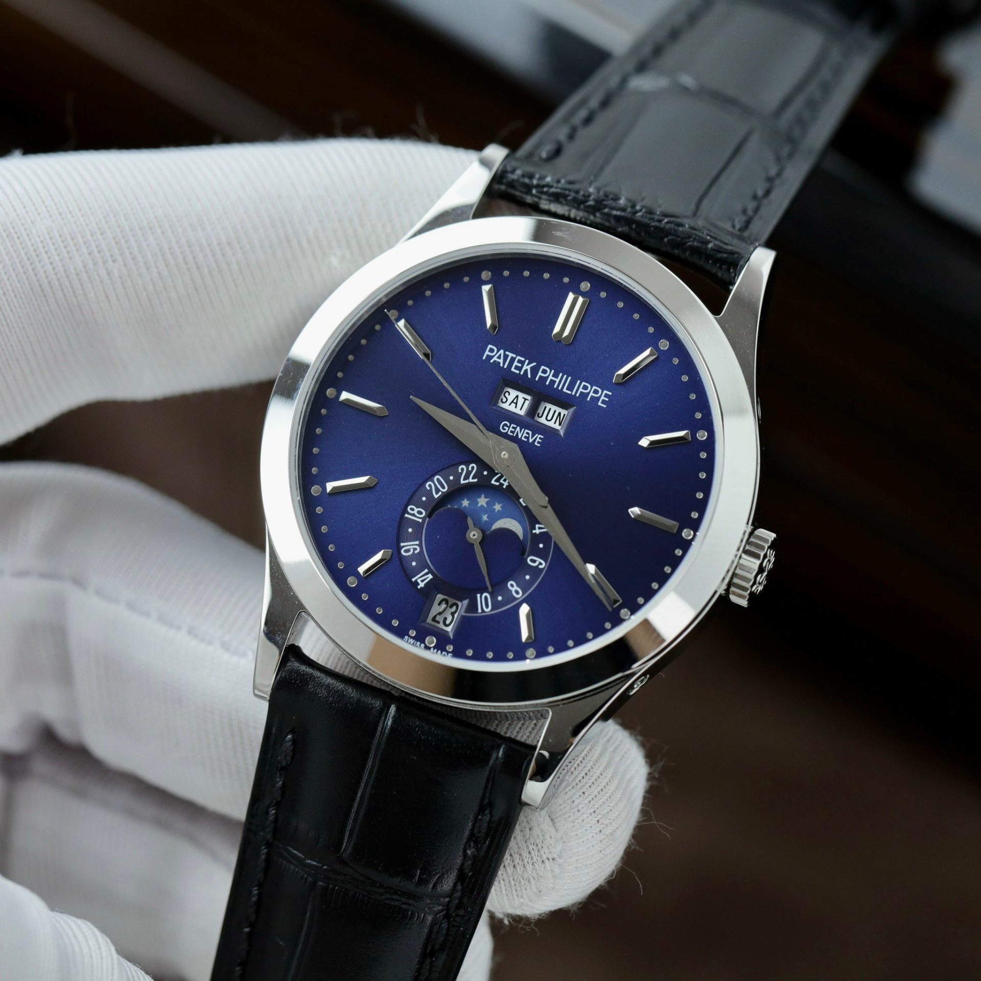 Patek Philippe Replica Watch Complications 5396G Dial Blue 38.5mm - Top club