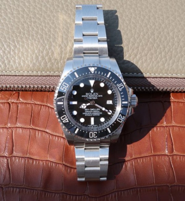 Replica Rolex Sea-Dweller DEEPSEA 116660 Black Ceramic Noob V7 SA3135 - Top club
