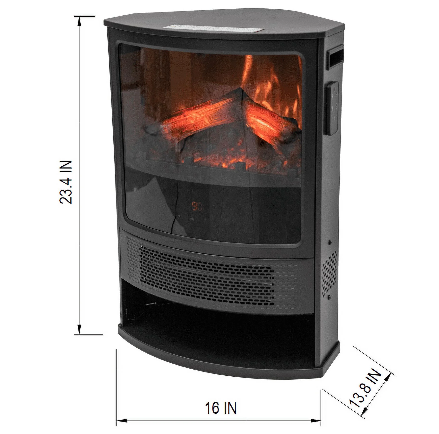 Better Homes & Gardens New Indoor Electric Corner Stove Heater with Remote - Image 4