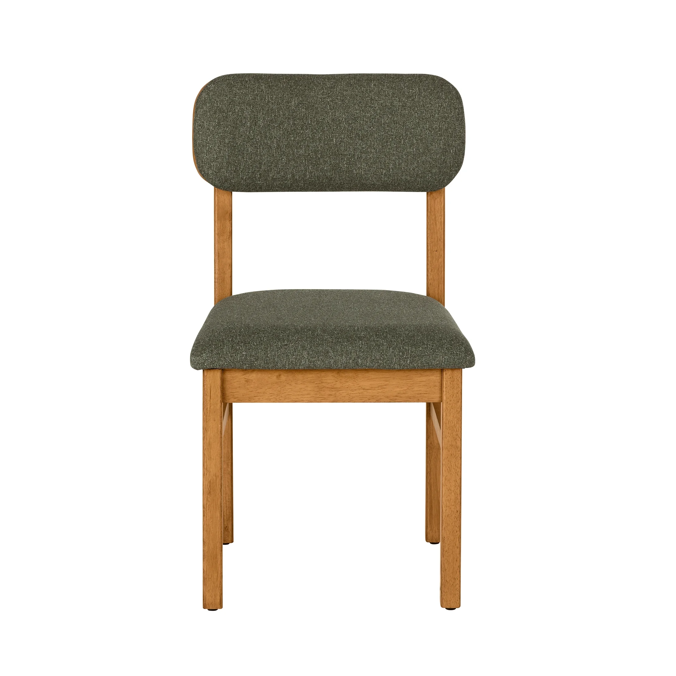 Better Homes & Gardens Juliet Dining Chairs 2 Pack, Light Honey Finish and Olive Green - Image 10