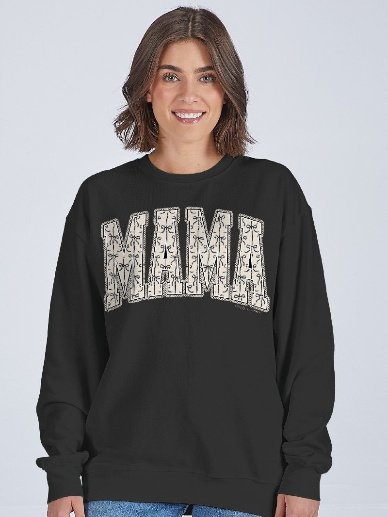 CREW-MAMA-BLACK - Simply Southern Outlet