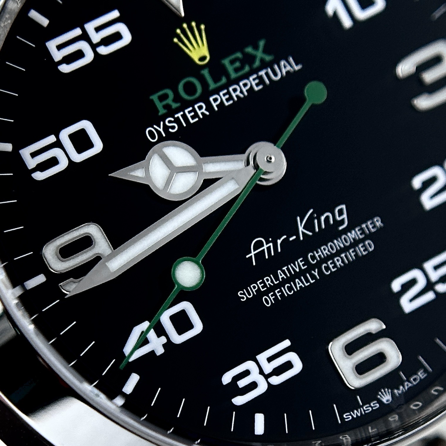 Rolex Replica Watch Air King 126900 Black Dial Clean Factory 40mm - Top club