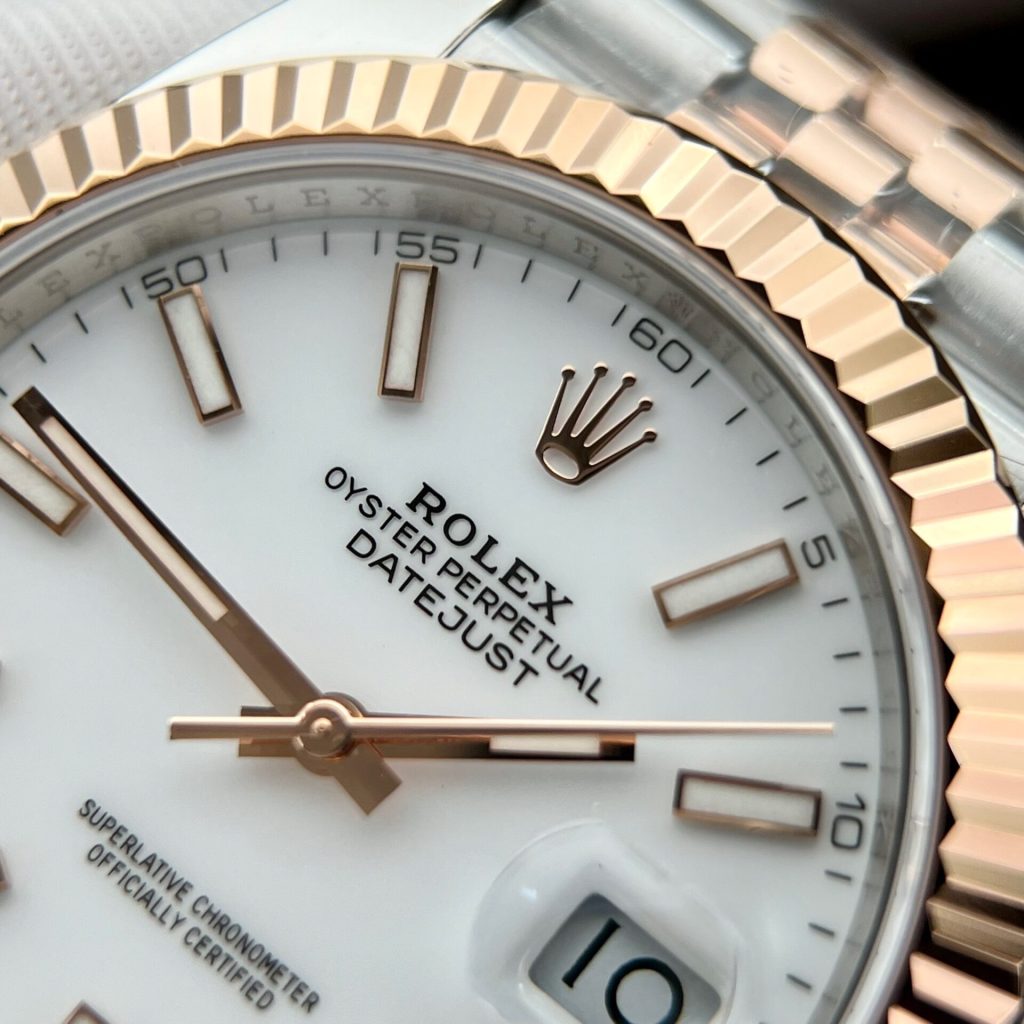 Rolex Replica Watches DateJust 126331 Demi Rose White Dial Clean Factory 41mm - Top club