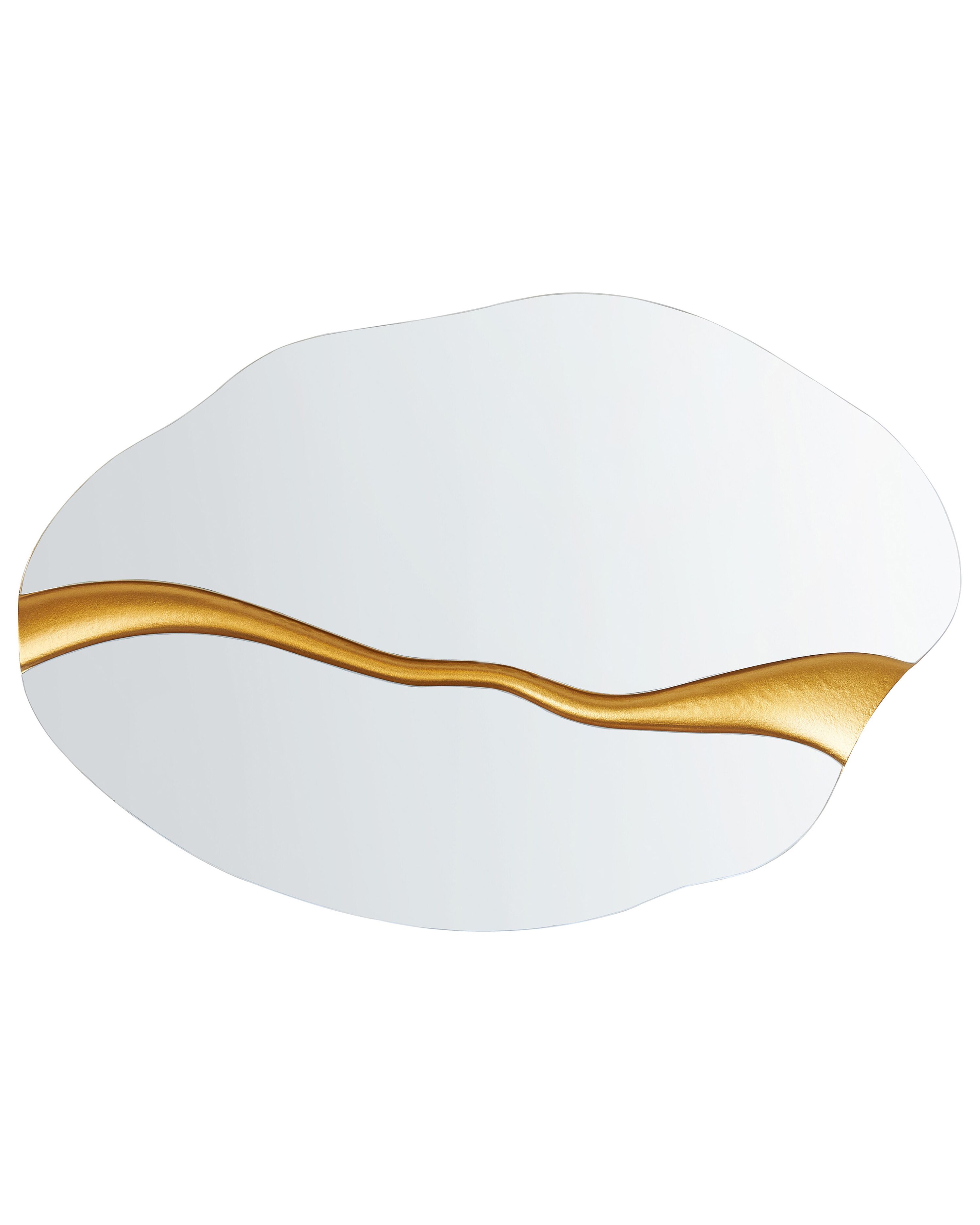 Wall Mirror POIVRES 90 cm 60 cm Gold