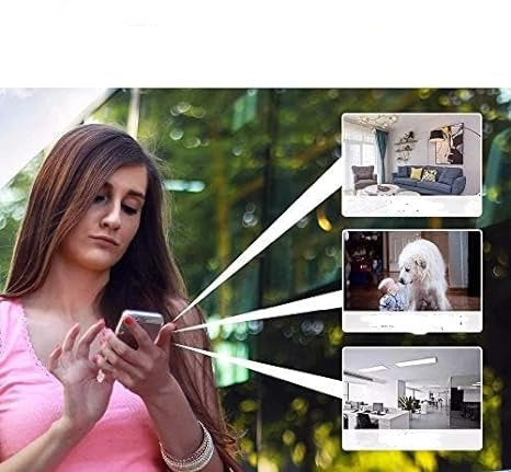 Compacte Draadloze Beveiligingscamera Buiten 1080P HD met Nachtzicht en Bewegingsdetectie - Weerbestendig en App-bediening