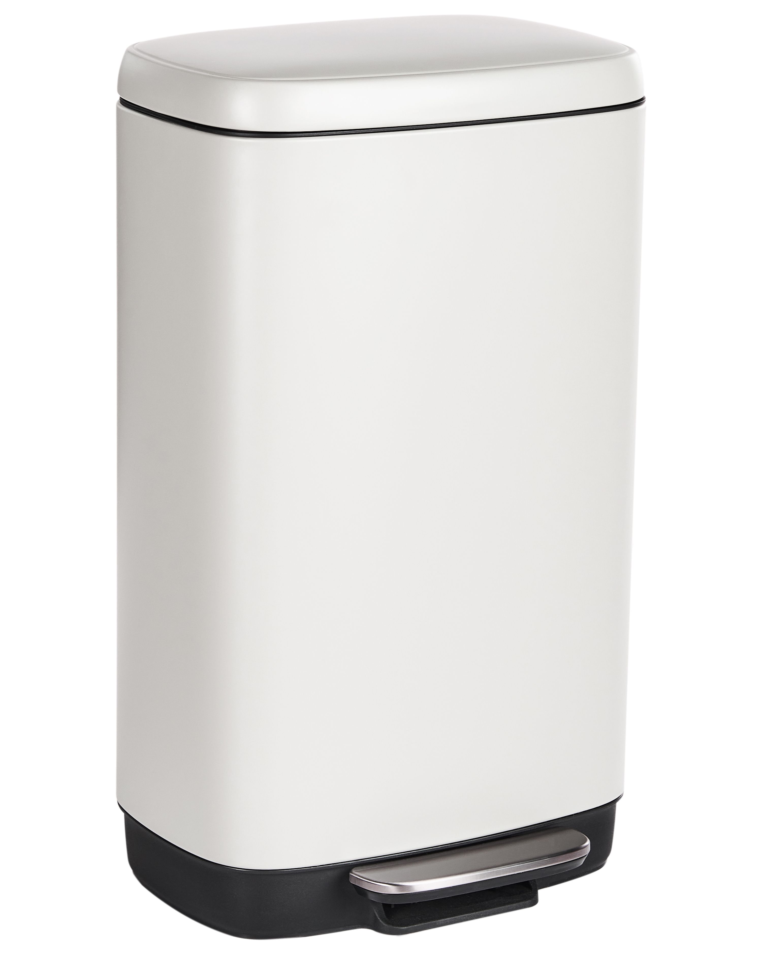 Pedal Waste Bin 30 L ECOCOLLECT Metal White