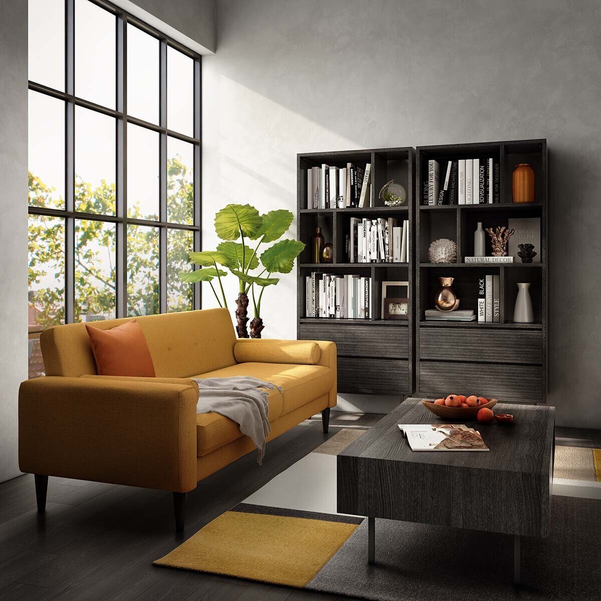 Artificial ball plant Glass pot, H.17 cm