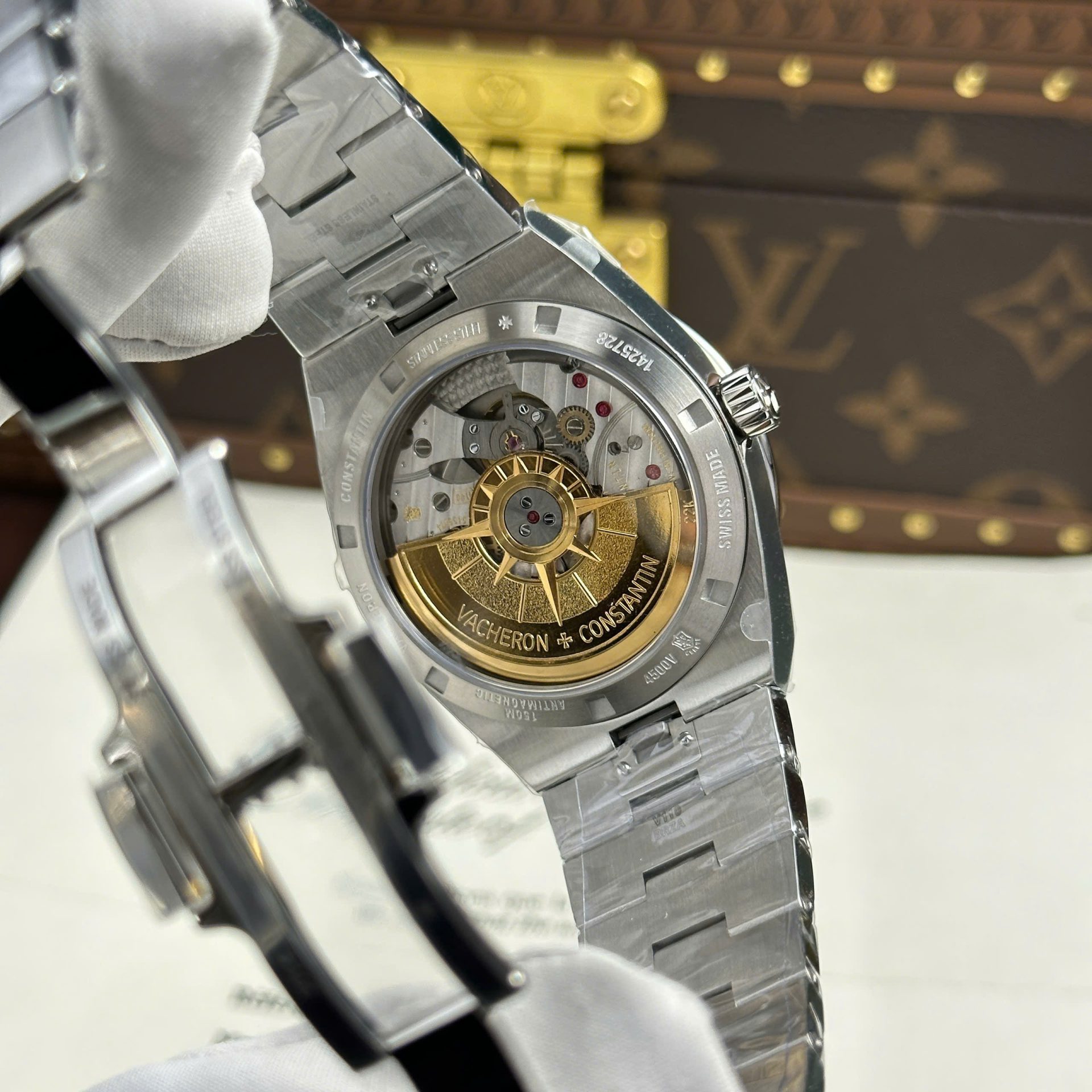 Vacheron Constantin Overseas 4500V Replica Watch Dial Blue PPF Factory 41mm - Top club