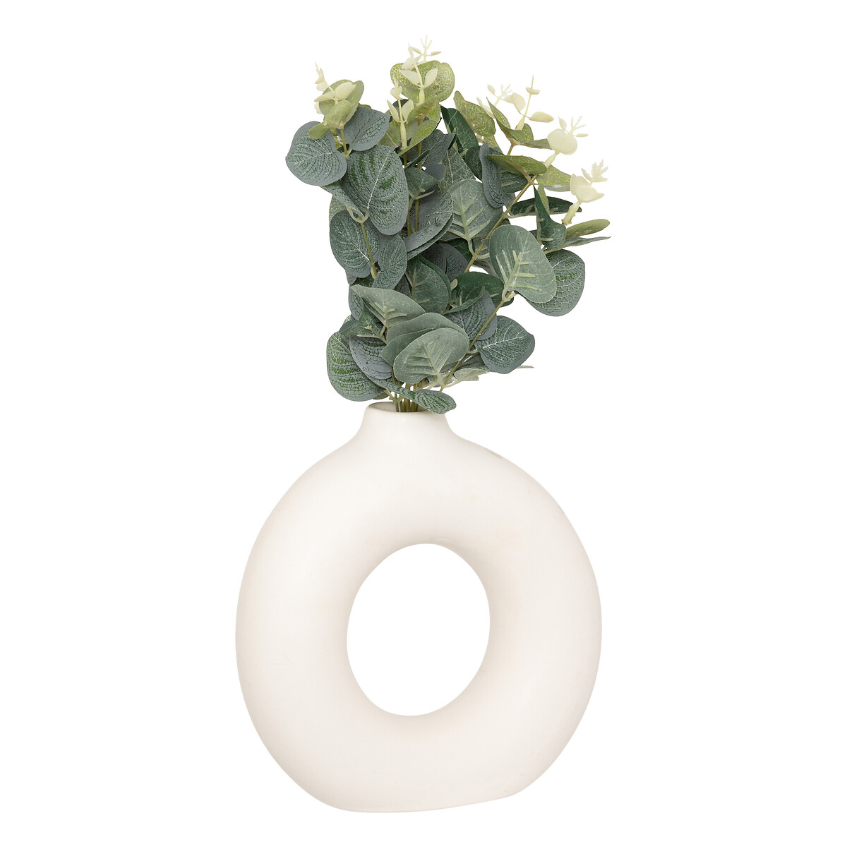 Eucalyptus composition with vase "Suza" H. 37 cm