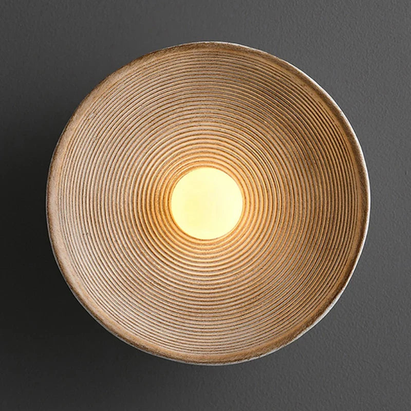 RidgeGlow – Japanse Vintage Wandlamp in Zen Stijl | LED