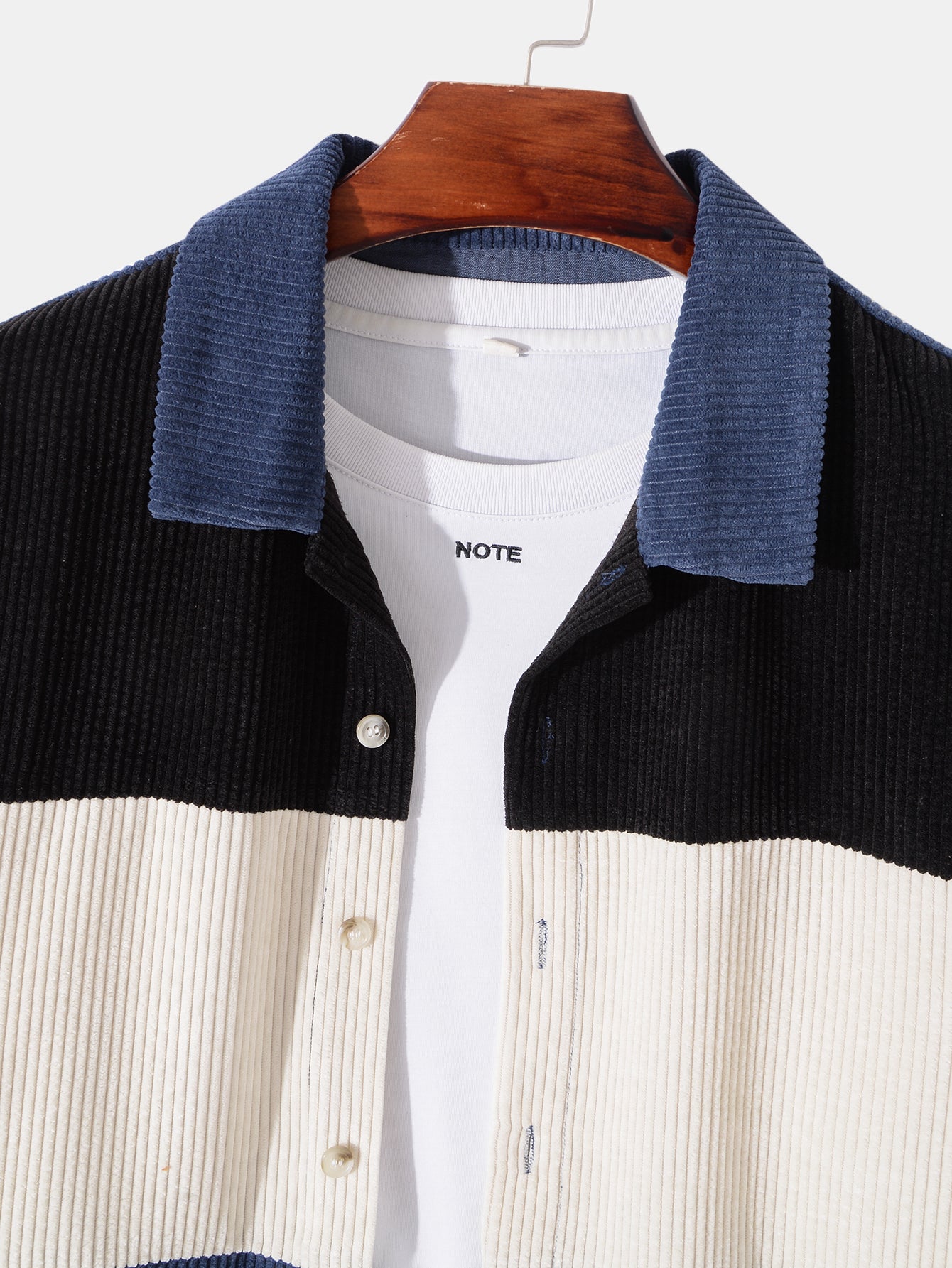 Patchwork Corduroy Shirt