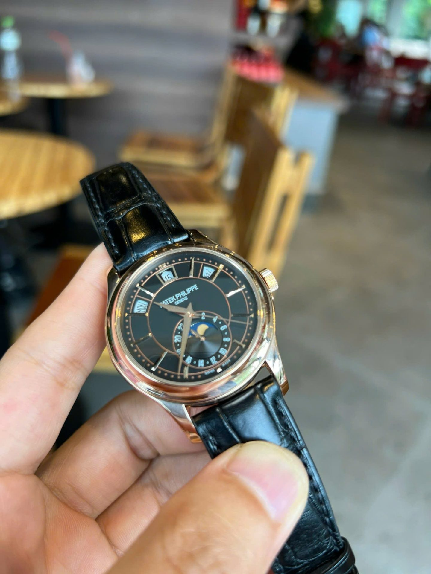 Patek Philippe Replica 11 Watch Complications 5205R 18K Solid Gold 40mm - Top club