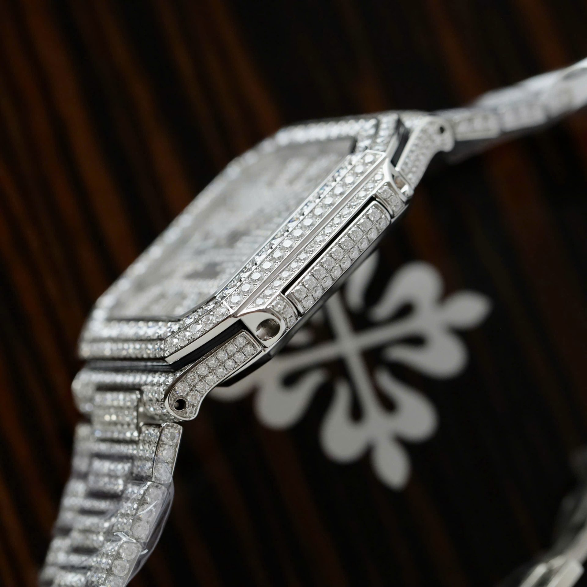 Patek Philippe Cubitus 5821 Copies Watches Diamonds Moissanite Hong Kong Custom 45mm - Top club
