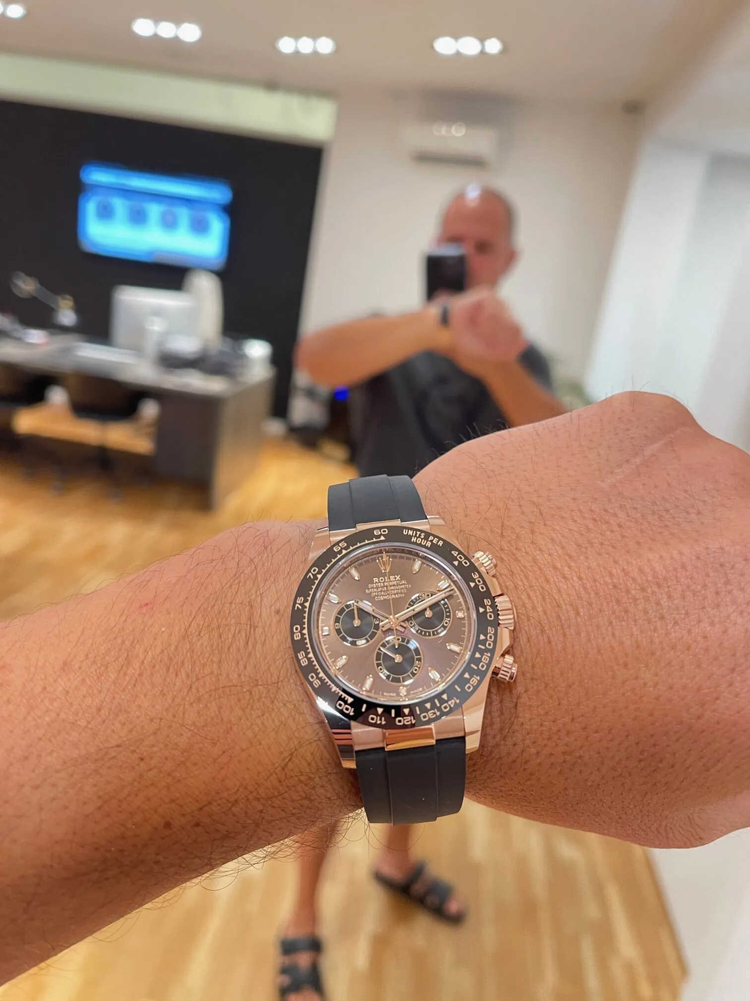 Rolex 116515LN Daytona Limoncello – Everose gold(1:1 replica) - Elite Watch Atelier