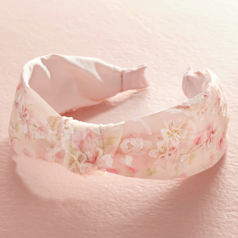 Embroidered Lace Headband - MIDNIGHT VELVET CATALOG