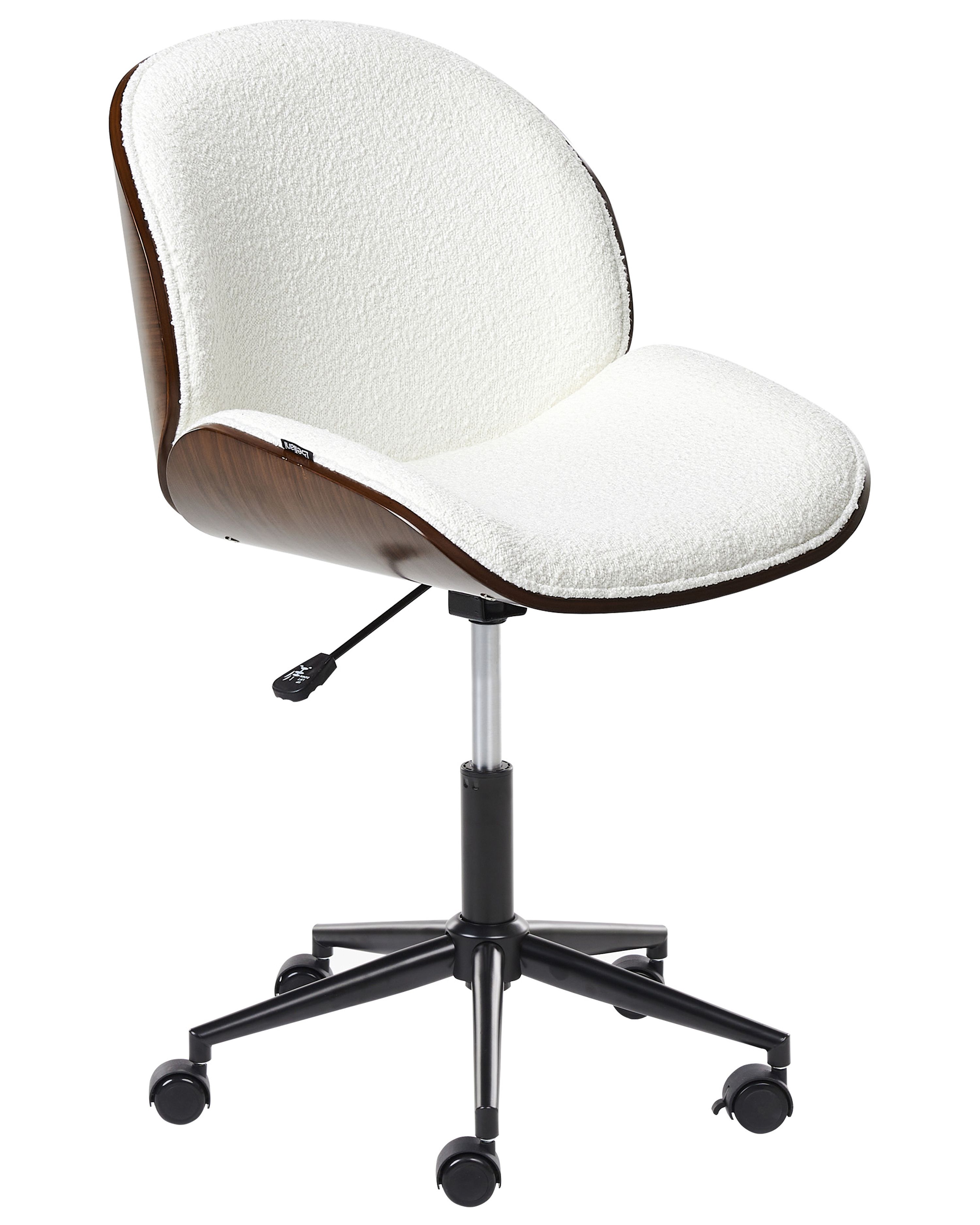 Desk Chair MENESHA Boucle White