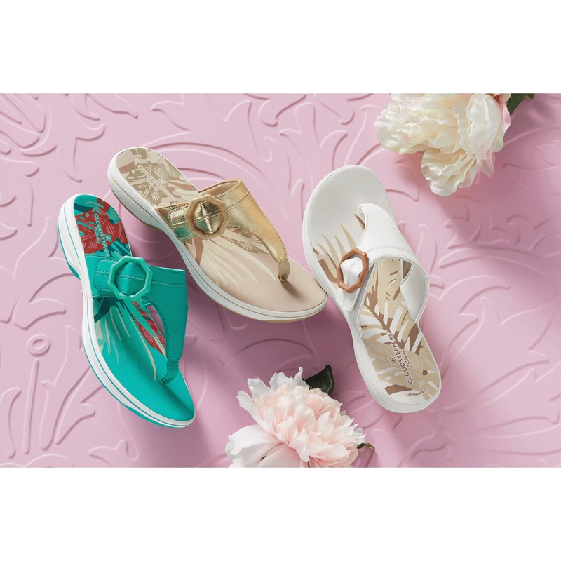 Cloudsteppers Breeze Cove Adjustable Sandal by Clarks - MIDNIGHT VELVET CATALOG
