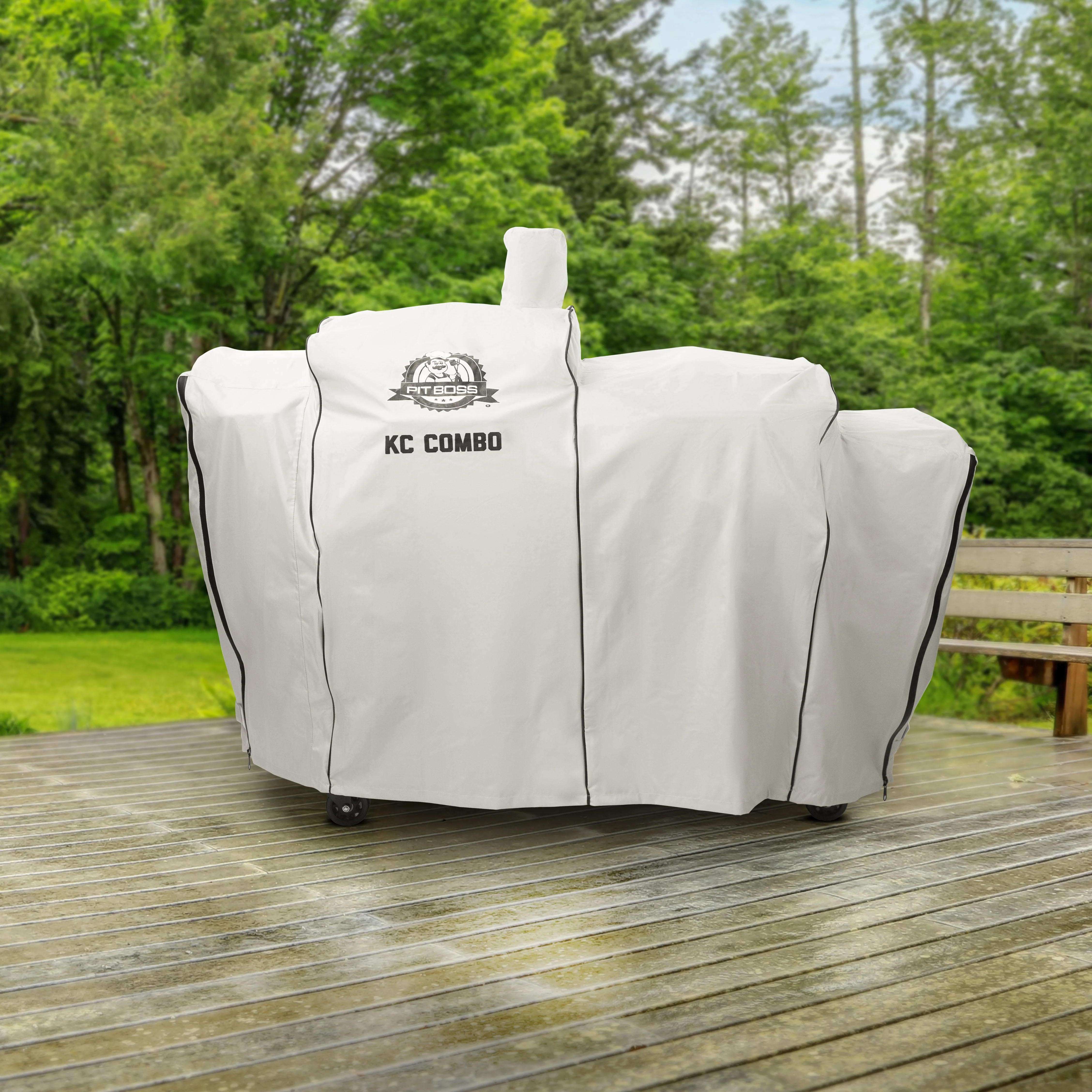 Boss Platinum KC Combo Grill Cover, Fits KC Combo Platinum Grill - Image 6