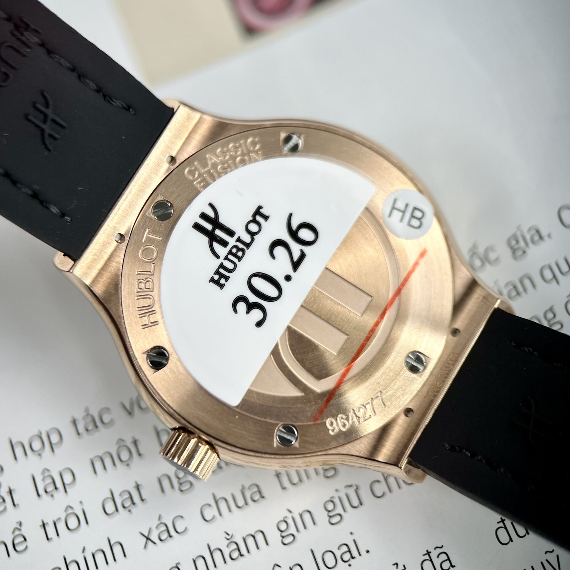 Hublot Replica Watch Classic Fusion King Gold Women s Black Swiss Movement 33mm - Top club