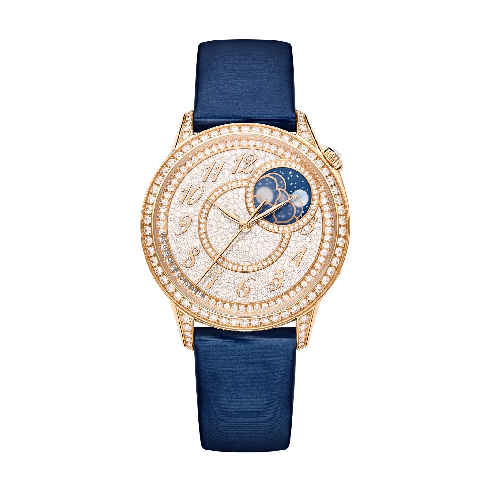 Replica Watches Fake Vacheron Constantin egerie moon phase 37 MM PINK GOLD(1:1 replica) - Top club