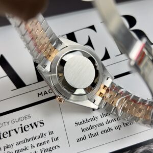 Rolex Rep 11 Watch DateJust Men s Chocolate Dial 18K Rose Gold Wrapped GM Factory 41mm - Elite Watch Atelier