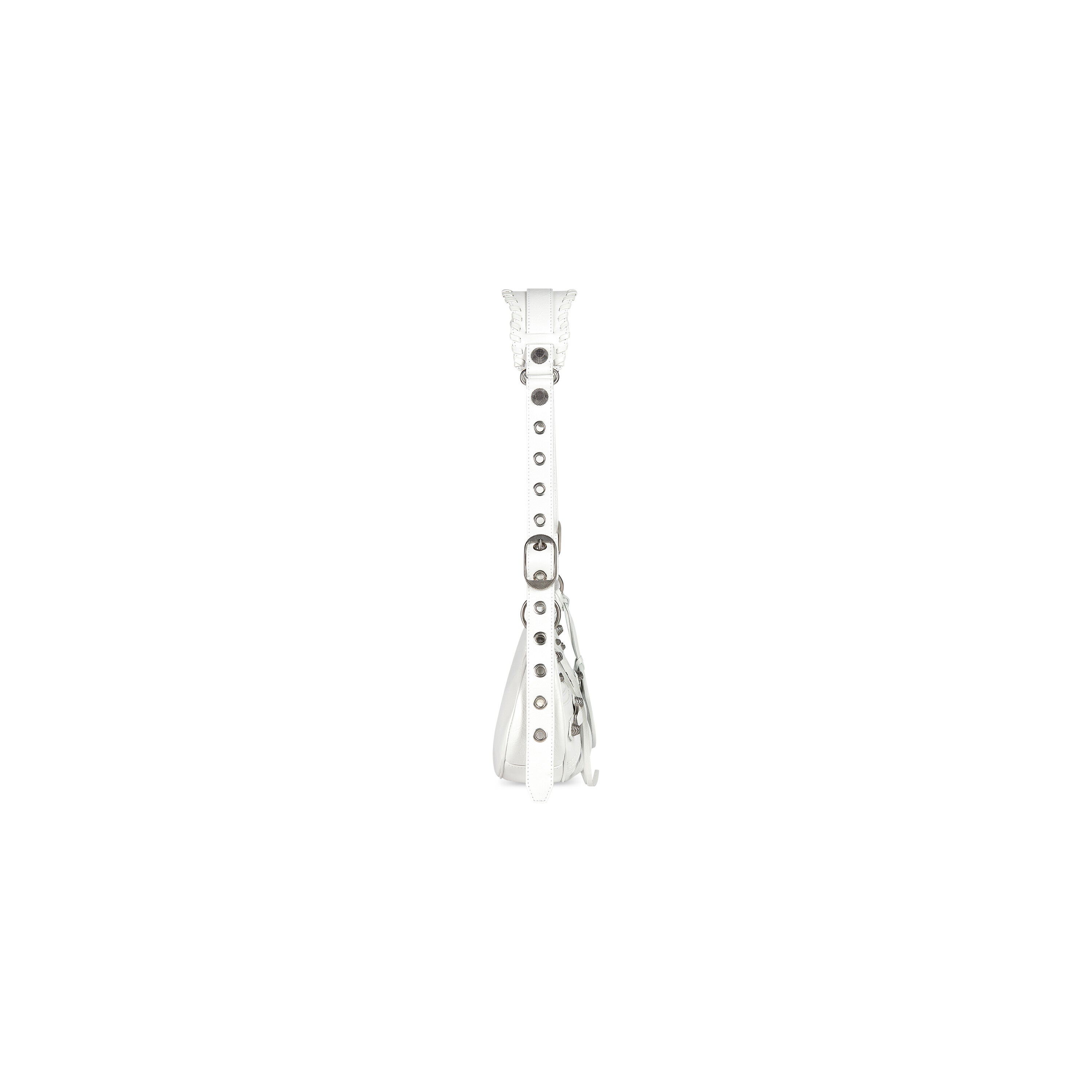 WOMEN'S LE CAGOLE XS SHOULDER BAG IN WHITE - Replicaclubs