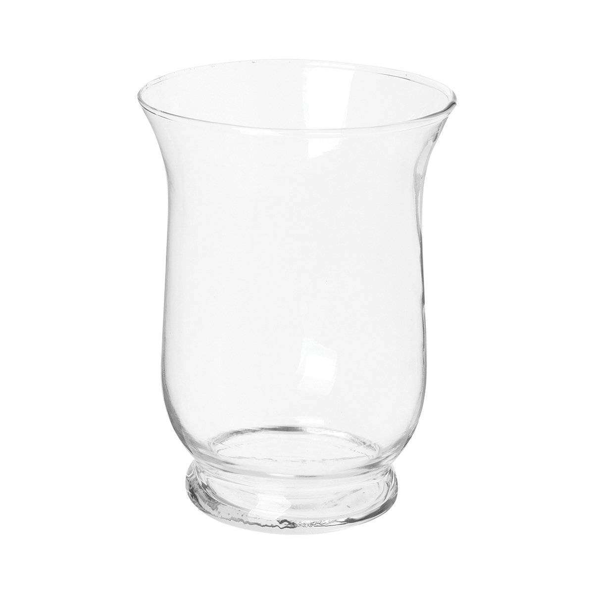 Candle holder, glass H.15 cm