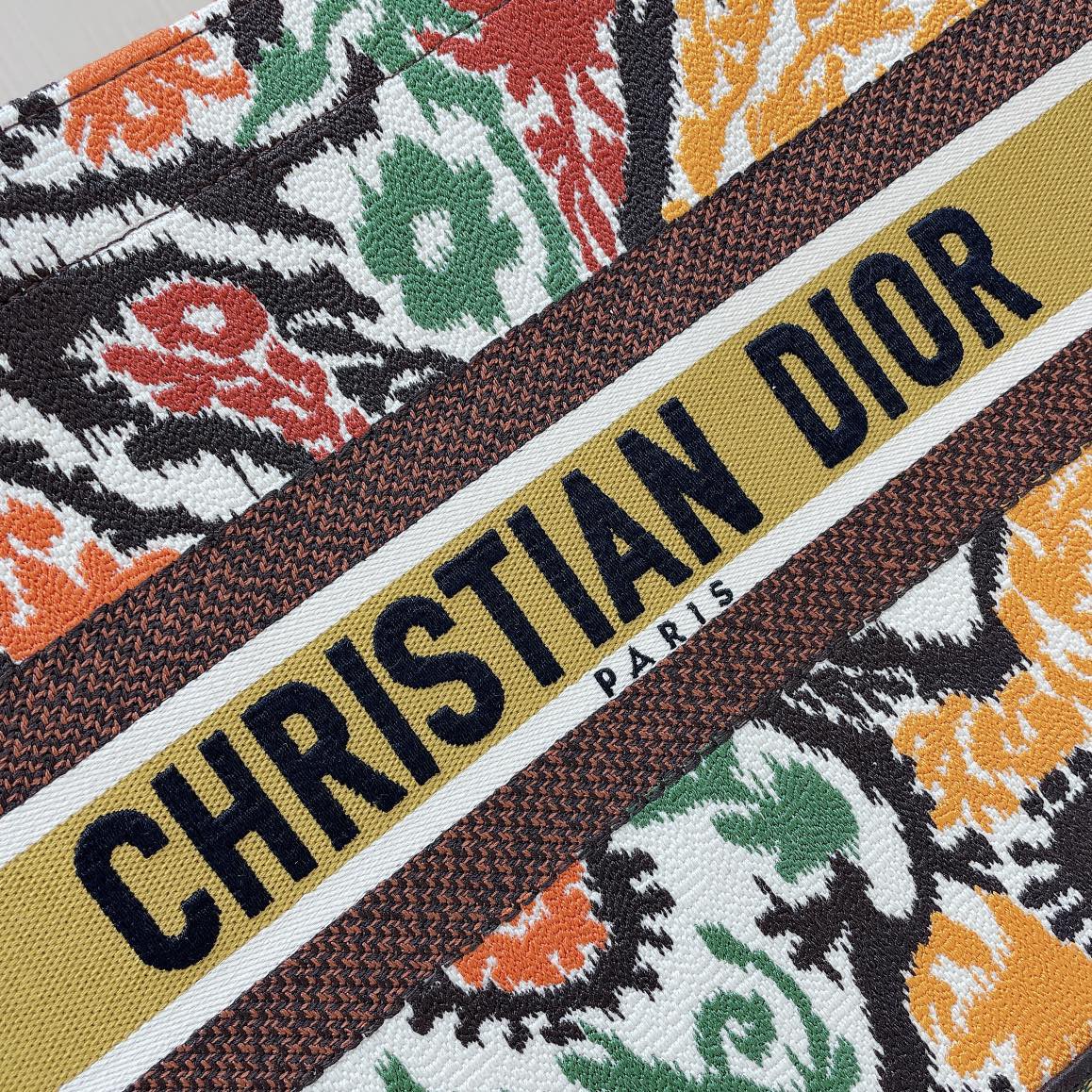Christian Dior Medium Dior Book Tote Yellow Multicolor , For Women, Women’s Handbags 14in/36cm CD1:1High-quality replica