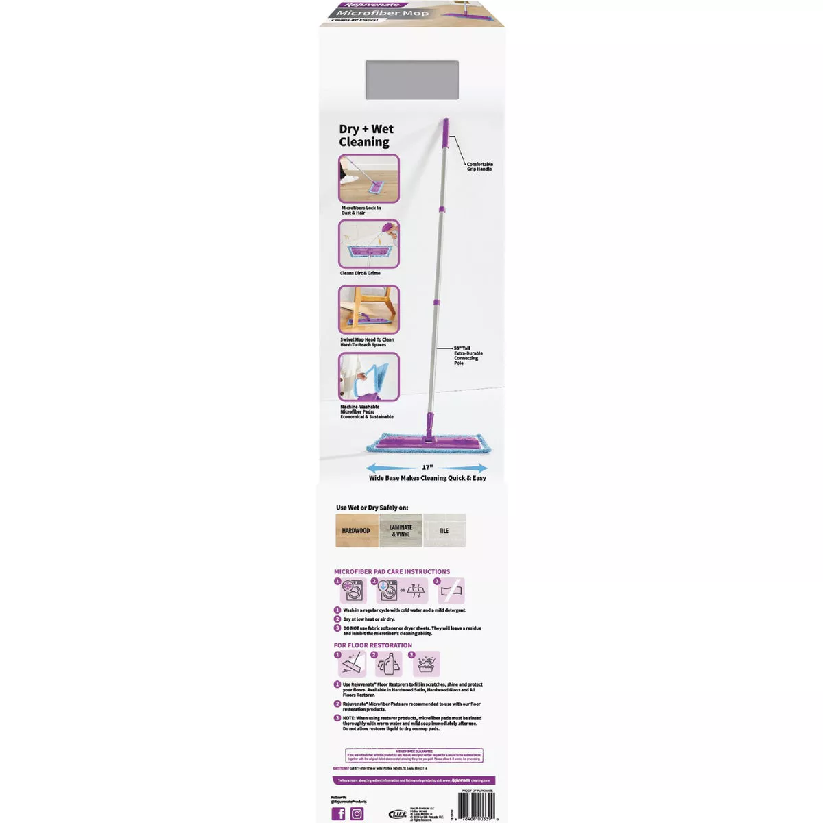 Rejuvenate Microfiber Floor Mop Kit
