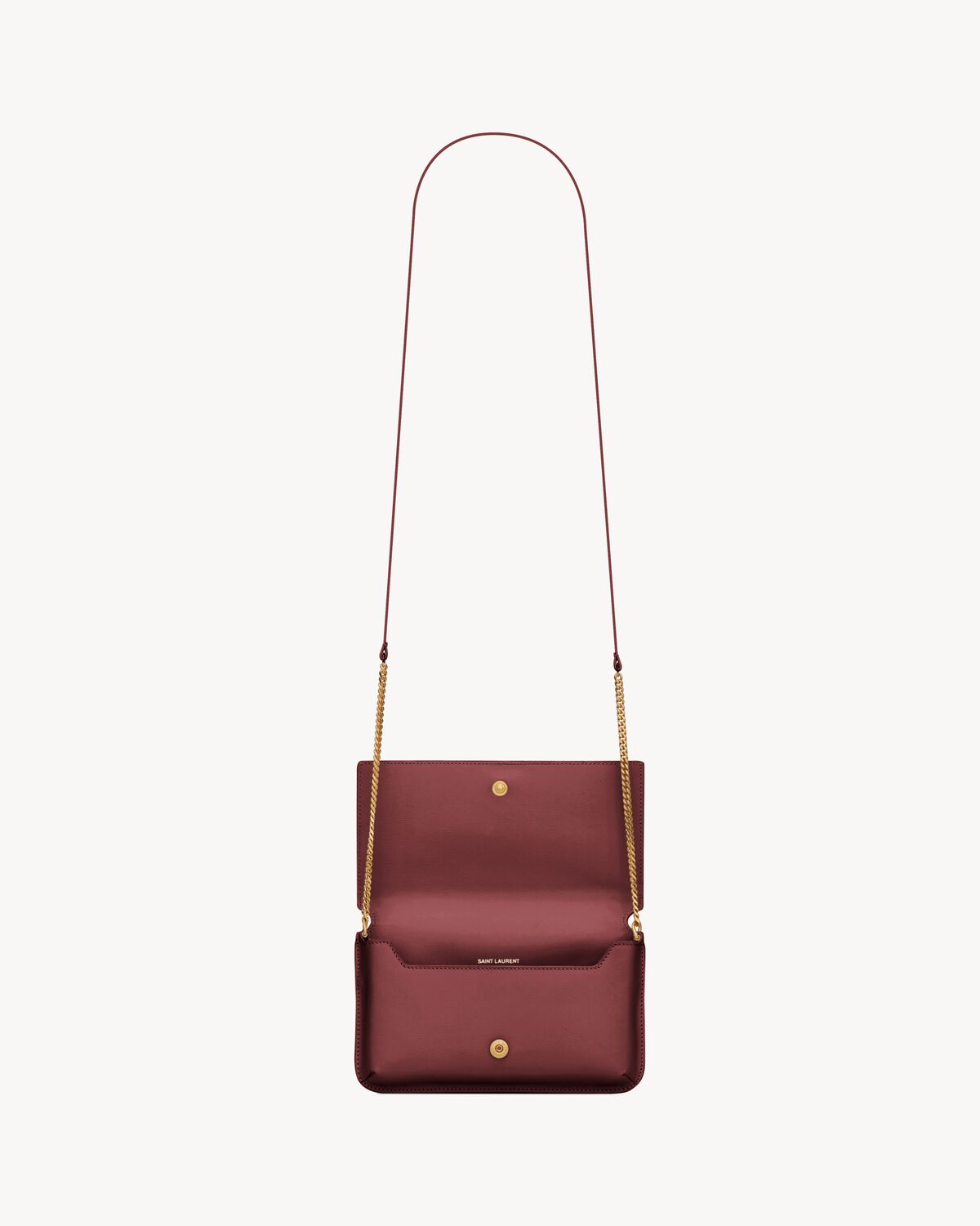 Replicate YSL Cassandre Phone Holder in Smooth Leather(1:1 replica)1:1High-quality replica