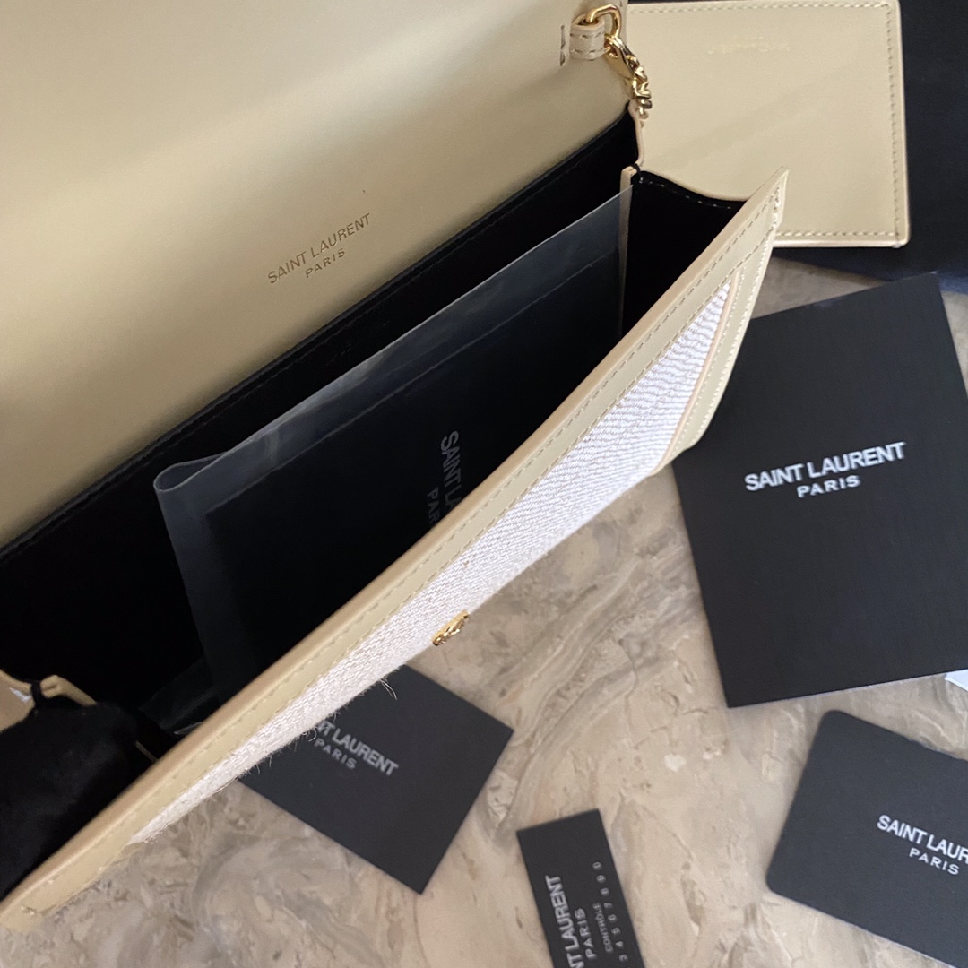 UPTOWN POUCH IN CANVAS AND SMOOTH LEATHER1:1High-quality replica