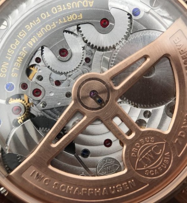 Replica IWC AZ Portuguese Tourbillon IW5046 RG Black Dial - Top club