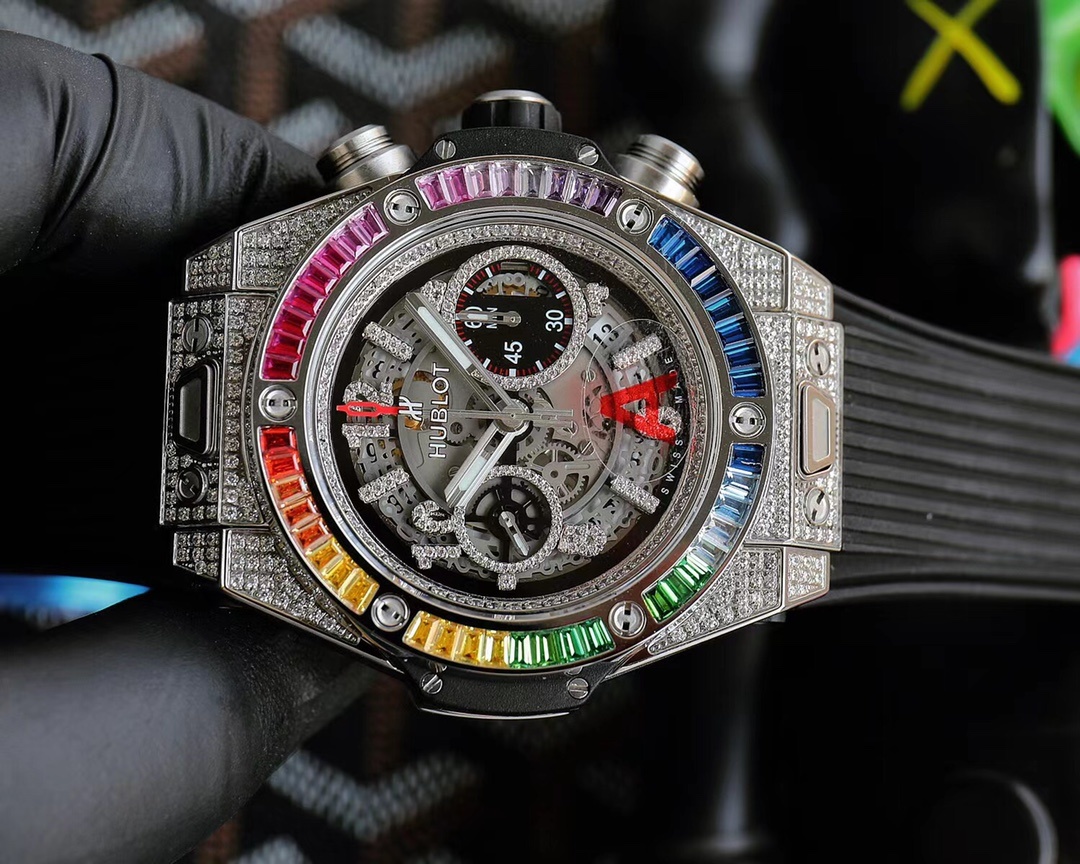 Big Bang Unico Titanium Rainbow 42mm(1:1 replica) - Elite Watch Atelier